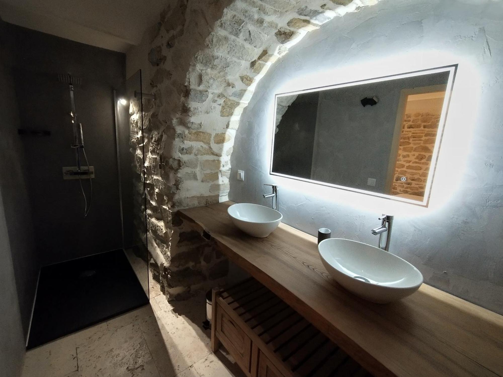 Bed and Breakfast Les Agaves Piscine Panoramique Vue Exceptionnelle Grospierres Exterior foto
