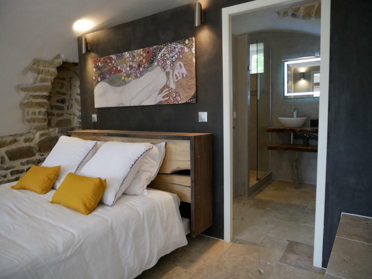 Bed and Breakfast Les Agaves Piscine Panoramique Vue Exceptionnelle Grospierres Exterior foto