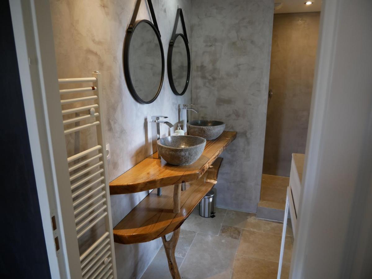Bed and Breakfast Les Agaves Piscine Panoramique Vue Exceptionnelle Grospierres Exterior foto